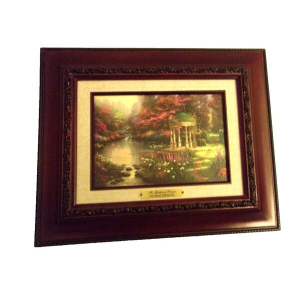 Thomas Kinkade Garden of Prayer COA  Prints Collection  Lighthouse Publishing - Picture 1 of 8